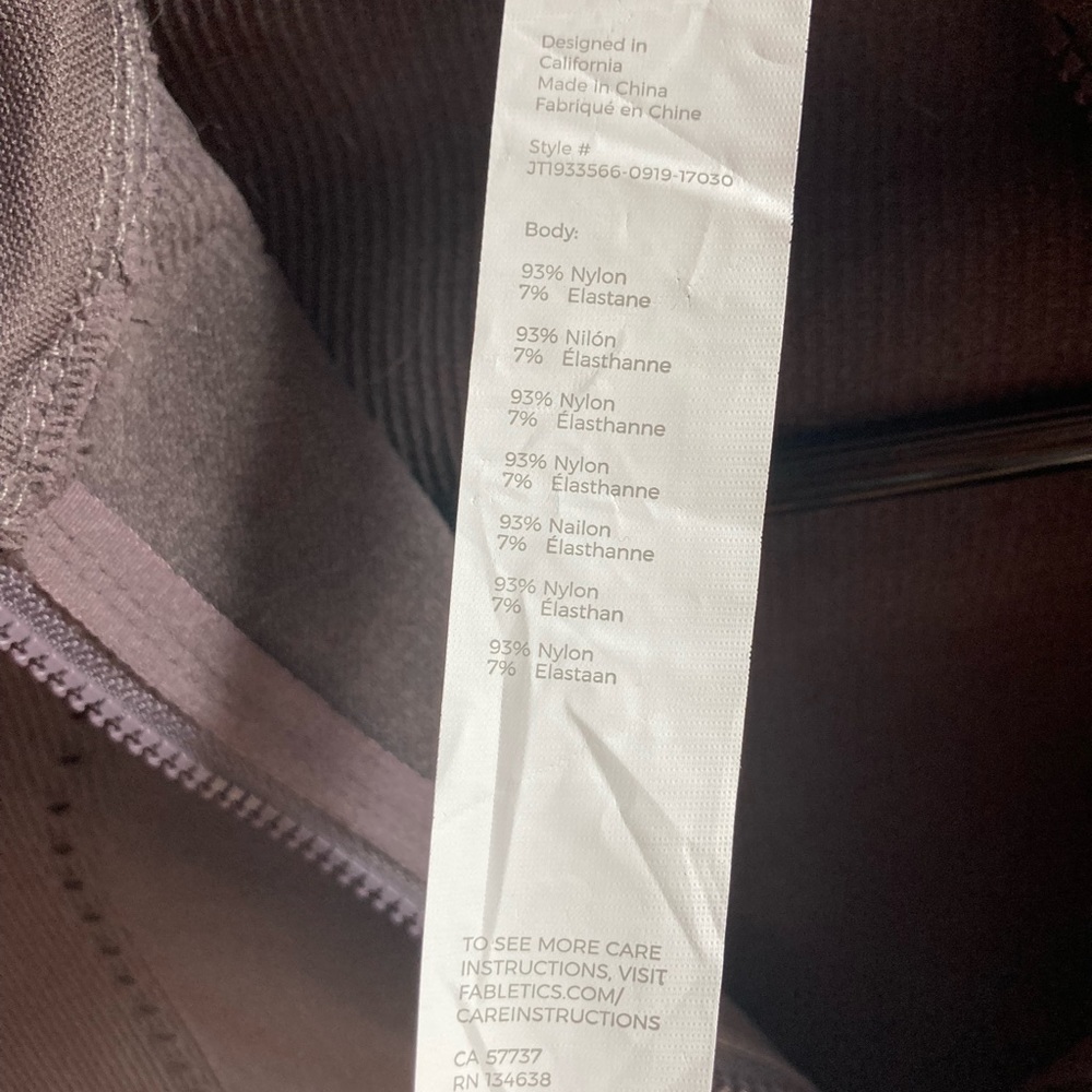 Fabletics Seamless Mock Neck Zip Jacket - image 4